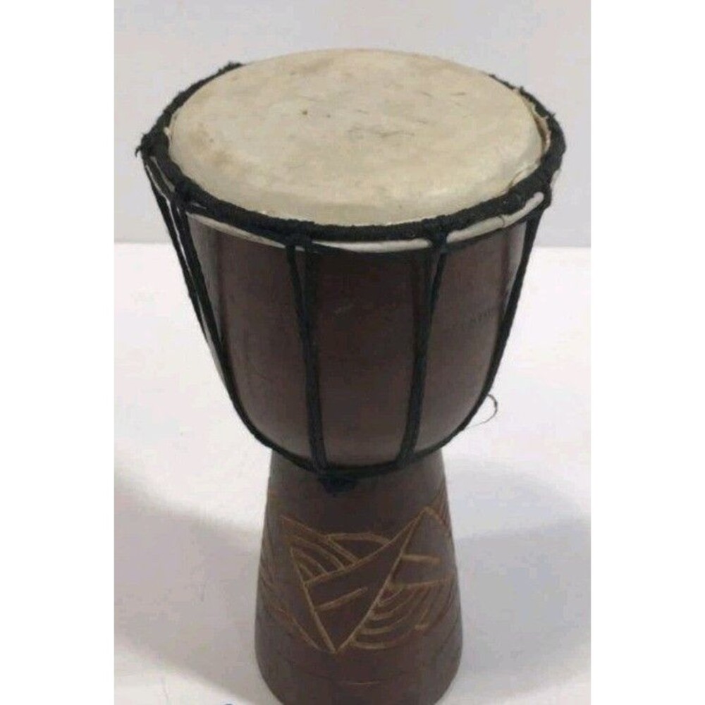 Djembe Hand Drum Bongo Drum Hand carved Wooden Tribal Drum